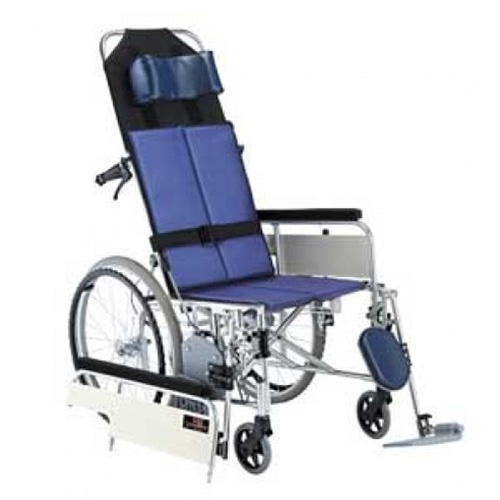 [미키]HAL-48(22) 침대형 알루미늄 휠체어 가정용휠체어/일반휠체어/환자용휠체어/휠체어/침대형/침대형휠체어-CU메디칼
