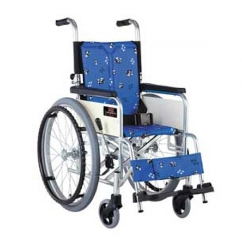 [미키]Jr-2(20) 아동형 알루미늄 휠체어 알루미늄 휠체어/알루미늄/알루미늄용/알루미늄형/알루미늄형 휠체어/알루미늄용 휠체어/아동형/아동형휠체어-CU메디칼