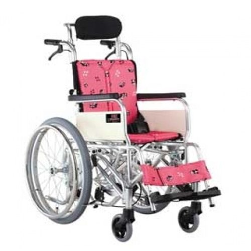 [미키]Jr TILT-2(20) 아동형(뒷바퀴분리형) 알루미늄 휠체어 알루미늄 휠체어/알루미늄/알루미늄용/알루미늄형/알루미늄형 휠체어/알루미늄용 휠체어/아동형/아동형휠체어-CU메디칼