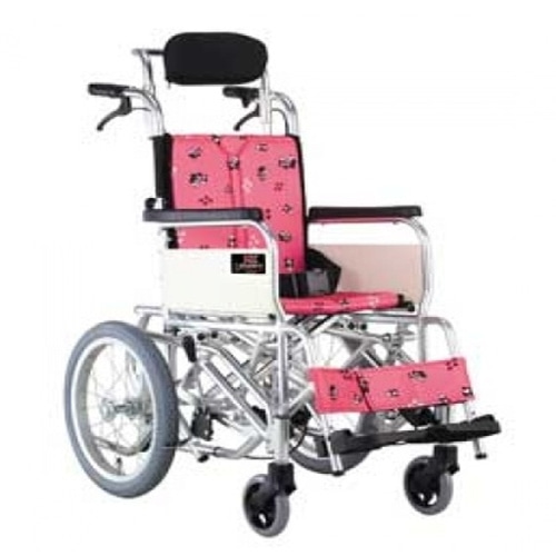 [미키]Jr TILT-2(16) 아동형(개호형) 알루미늄 휠체어 알루미늄 휠체어/알루미늄/알루미늄용/알루미늄형/알루미늄형 휠체어/알루미늄용 휠체어/아동형/아동형휠체어-CU메디칼