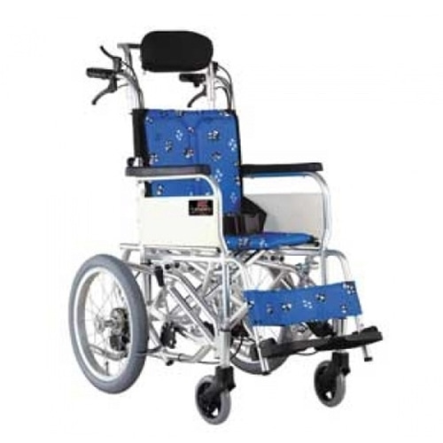 [미키]Jr TILT-2(16D) 아동형(개호형) 알루미늄 휠체어 알루미늄 휠체어/알루미늄/알루미늄용/알루미늄형/알루미늄형 휠체어/알루미늄용 휠체어/아동형/아동형휠체어-CU메디칼