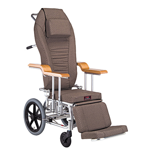 [장애인보장구] MGL-48DLX 알루미늄 풀 리크라이닝 휠체어-CU메디칼