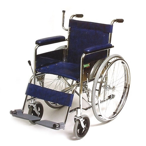 [MAXHEALTH]스틸병원형 휠체어 MAX1012-CU메디칼