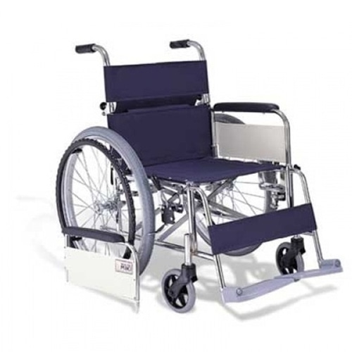 [미키]MS-3 꺾기형 스틸 휠체어/등받이 접힘기능-CU메디칼