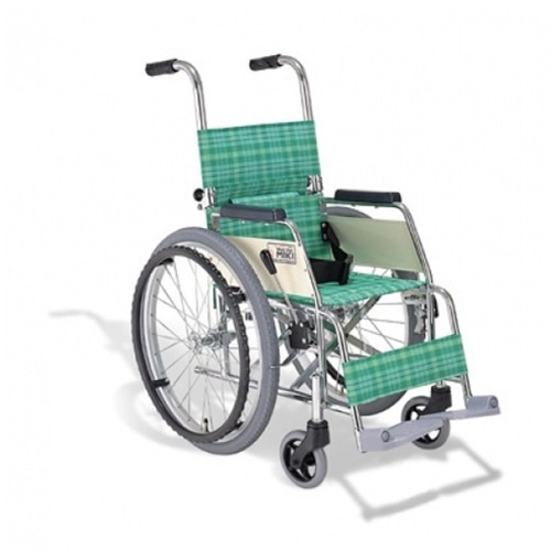 [미키]YS-2 아동형 스틸 휠체어/등받이 접힘기능-CU메디칼