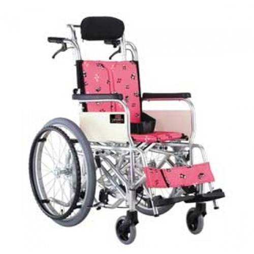 [미키]Jr TILT-2(20) 아동형 알루미늄 휠체어 알루미늄 휠체어/알루미늄/알루미늄용/알루미늄형/알루미늄형 휠체어/알루미늄용 휠체어/아동형/아동형휠체어-CU메디칼